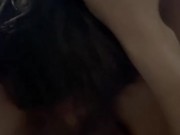 My first ever lesbian experience getting my hairy pussy ate 13/16