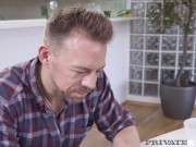 Private Black - Anal Freak Redhead Belle Claire Dicked In Interracial 3way! 4/16