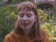 Ersties: Redheaded Bonnie Toys Her Hairy Pussy 13/16