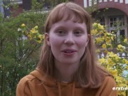 Ersties: Redheaded Bonnie Toys Her Hairy Pussy 14/16