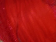 Girlfriend watching tv .. Nisha Indian wife...