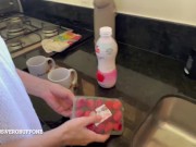 Él dejó mi vagina cubierta de semen 1/16