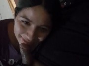 Mientras mi novio se va a bañar su primo me da lechita 👅😈 casi nos descubre! 16/16