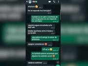 Conversación de WhatsApp con la hermana virgen de mi mejor amigo termina en follada 1/16