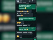 Conversación de WhatsApp con la hermana virgen de mi mejor amigo termina en follada 4/16