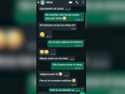 Conversación de WhatsApp con la hermana virgen de mi mejor amigo termina en follada 5/16