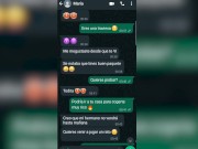 Conversación de WhatsApp con la hermana virgen de mi mejor amigo termina en follada 9/16