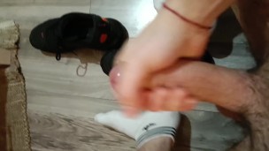 CUM into AirMax after gym