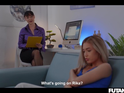 Real Life Futanari - Hot blonde futa chick fuck her sexy Psychotherapist