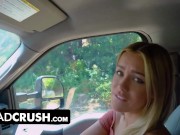 Blonde Stepdaughter Alina Lopez Give Perv Stepdad A Sloppy Blowjob In The Car - DadCrush 3/16