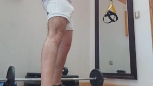 White pants see through penis