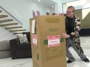 Aiden Ashley is a Hot Milf Wife Who Give a Hot Deepthroat Blowjob in Front of Her Wimpy Cucked Husband 1/16