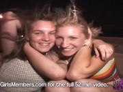 Public Pee And Flashing With Two Coed BFF's 14/16