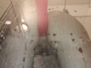 Filmed how the shoved a rubber dick into her anal 13/16