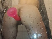 Filmed how the shoved a rubber dick into her anal 6/16