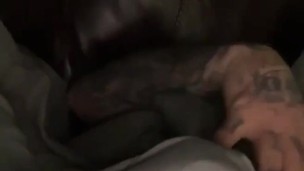 Stoking my hard cock
