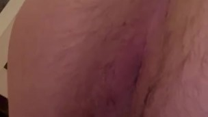 LONG FART - Bent Over Chubby Guy Farts Hard and Long Out of His Pink Asshole