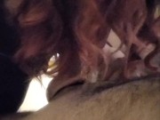 Blowjob queen drains my cock again with her throat 10/16