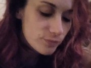 Blowjob queen drains my cock again with her throat 5/16