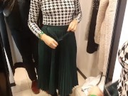 We just met, and she already invited me to the fitting room. 7/16