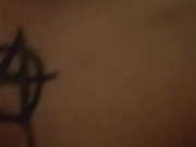 Dougie Foot Worships Vampwolfbanger then she swallows cum load 3/16