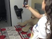 I take my clothes off to film myself masturbating for my step uncle 2/16