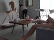 انتهيت من التنظيف له وقال أريد أن أريكم قضيبي الكبير ARAB SYRIAN CLEANING MAID FIRST TIME 1/16