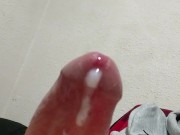 Close up cumshot