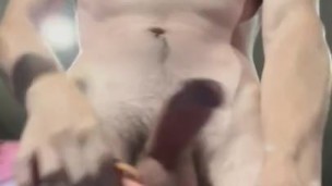Twink Pulls out his Cock in a Public Gym while Working Out
