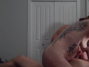 johnholmesjunior and Michaela McKenzie's husband fuck sexy milfs pussy in real wife swapping 3some 13/16