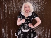 Jerk off instructions MAID sexy blonde - JOI video with COUNTDOWN FemDom POV