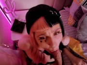 This bitch acted bad and I gagged her mouth, fucked her and cum on her pretty face 9/16