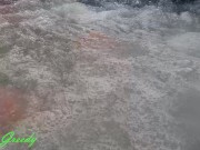 My wife sucks me in the SPA and swallows all my cum without losing a drop 16/16