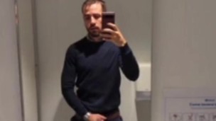 horny jerks off in workplace toilet