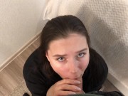 He sheltered me for the night, and in the morning I rewarded him with a blowjob 12/16