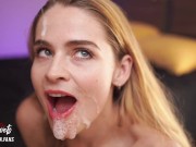 Romantic and Sensual Sex with a College Girl ended with Facial - KateKravets 16/16