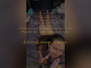 Babe sucking YOUR dick w/ spit & saliva then doggystyle sex & queefing pussy farting creampie squirting back out - Lelu Love 16/16