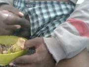 Epic Fail... Tired to fuck a fruit but ended up playing with my BigBlacBoyDick 7/16