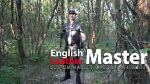 Leather Master takes you to ruins to practice bullwhipping on you POV PREVIEW