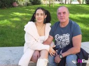 Young lusty Latina bangs her 55yo driving instructor in an unforgettable porno
