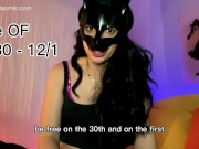 Cum With Me All Month! DESTROY DICK DECEMBER CUM SCHEDULE