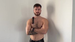 Latex dominator armpit domination