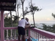 Step-siblings fuck in a balcony with a beautifull view 3/16