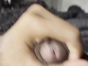 Showing Off My Long Black Cock With Morning Wood 15/16