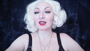 FemDom POV: dirty talk! You are virgin boy.. and my strap-on bigger than your dick! serve me!