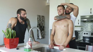 Fit Step Son Benjamin Blue Submits His Tight Asshole To Two ...