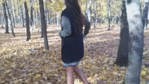 Close Up AUTOMN PEE # Public Park NO PANTIES
