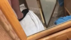 outside jerk off cum in rv