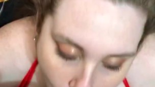 Submissive pawg facial 😍🔥🥵🤤