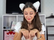 Horny Teen Rides and Sucks Her Fan Dick - Sugary Kitty 1/16